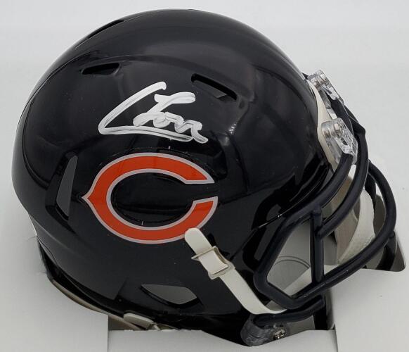 Colston Loveland Signed Bears Mini Helmet