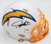 LaDainian Tomlinson Signed Chargers Mini Helmet