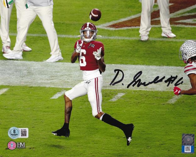 DeVonta Smith Signed Alabama Photo