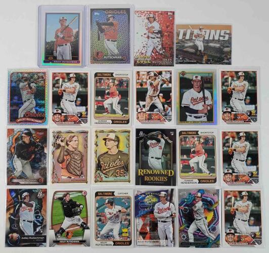 Adley Rutschman 22 Rookie Card Lot