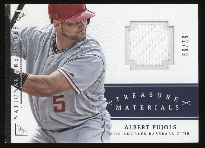 Albert Pujols 2014 National Treasures Patch