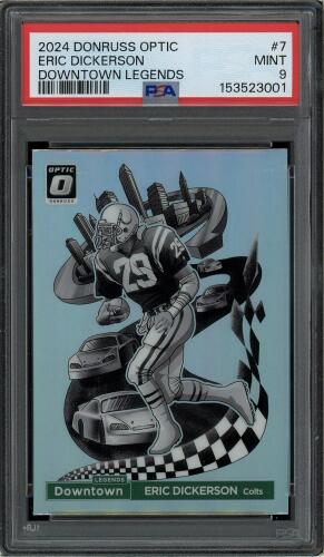 Eric Dickerson 2024 Donruss Optic PSA 9