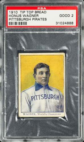 1910 Tip Top Bread Honus Wagner (HOF) - PSA GOOD 2 - EyeAppealInc B+ - 155 EyeQ+!
