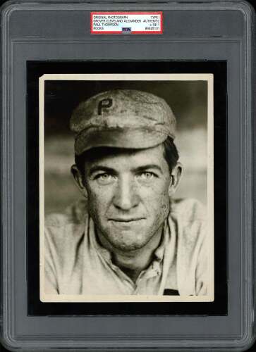 c.1911 Grover Cleveland Alexander (HOF) Rookie Original Type I Photo by Paul Thompson (PSA/DNA)