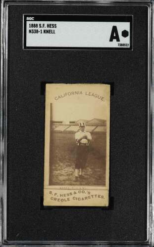 1888 N338-1 S.F. Hess Phillip Knell - SGC AUTHENTIC