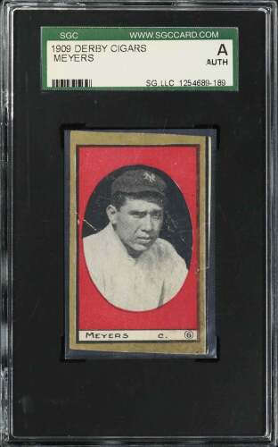 1909 Derby Cigars Chief Meyers - SGC AUTHENTIC