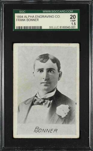 1894 Alpha Engraving Co. Frank Bonner - SGC FR 1.5