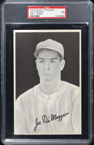 1939 R303-B Goudey Premiums Joe DiMaggio (HOF) - PSA NM 7