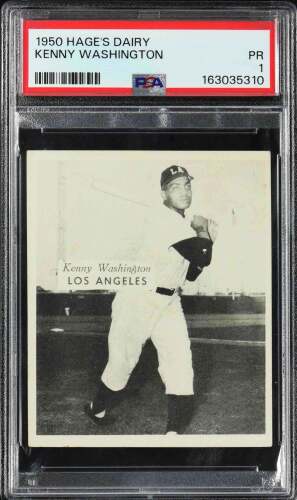 1950 Hages Dairy Kenny Washington - PSA PR 1