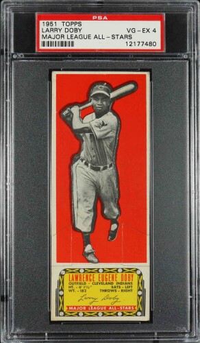 1951 Topps Major League All-Stars Larry Doby (HOF) - PSA VG-EX 4