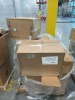 Folding bed, STERILITE storage, LIVEX lighting, cat litter box, beanbag chair, food containers, netting and more