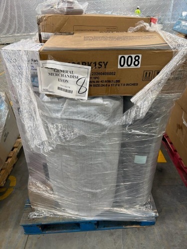 Mattress, GRE O tower fan, furniture, dinner napkins, bead necklace maker, & More