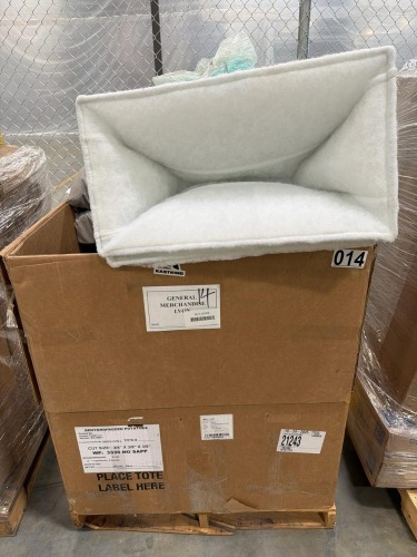 Cushions, garbage cans, filters, storage tote, bubble mailers, & More