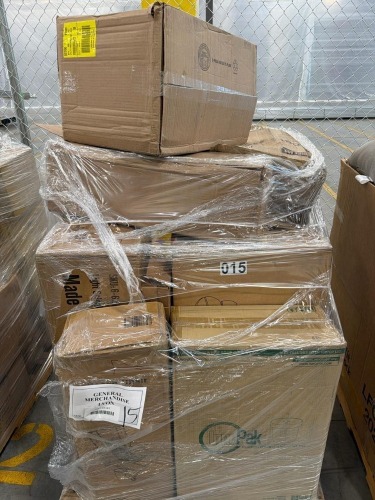 Soup cups and lids, camping chair, paper towels, Christmas trees multiple, & More