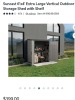 Suncast extra large vertical shed, BMS6226TP