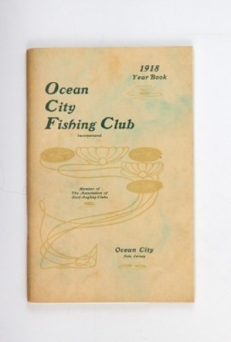 [ANGLING CLUB] 1918 Year Book. Ocean City Fishing Club.